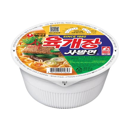 농심 육개장 사발면